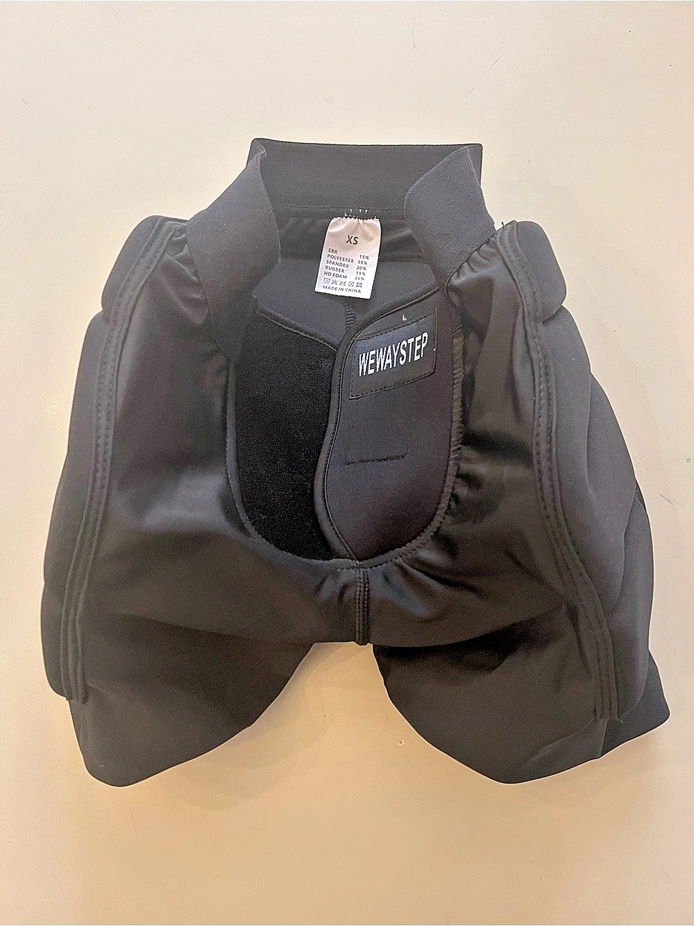 Padded Shorts for Skateboarding, Crash Pad Impact Gear for Skating Size: XS